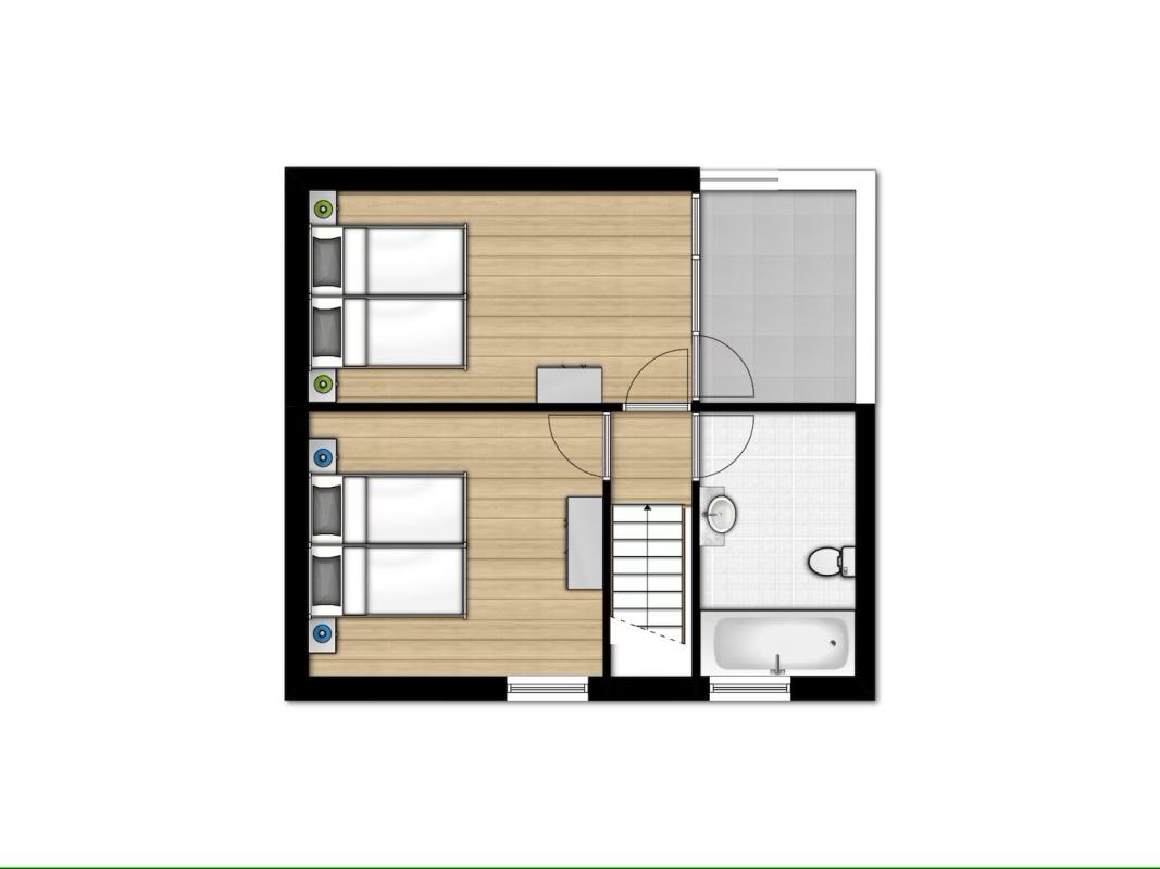 plattegrond verdieping